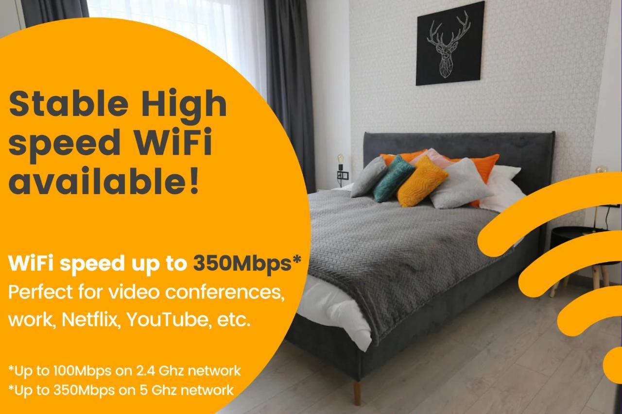 Comfy 2 Room Apartment - Free Parking - 350Mbps Wifi - Netflix Kaunas Exterior foto